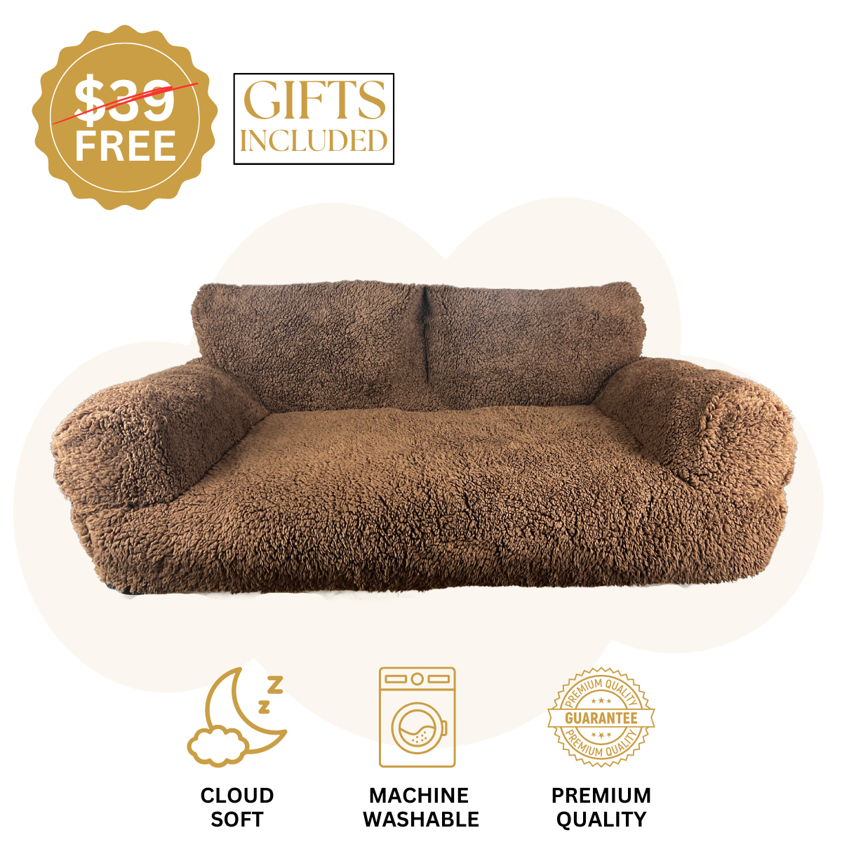 Beruhigendes Haustiersofa
