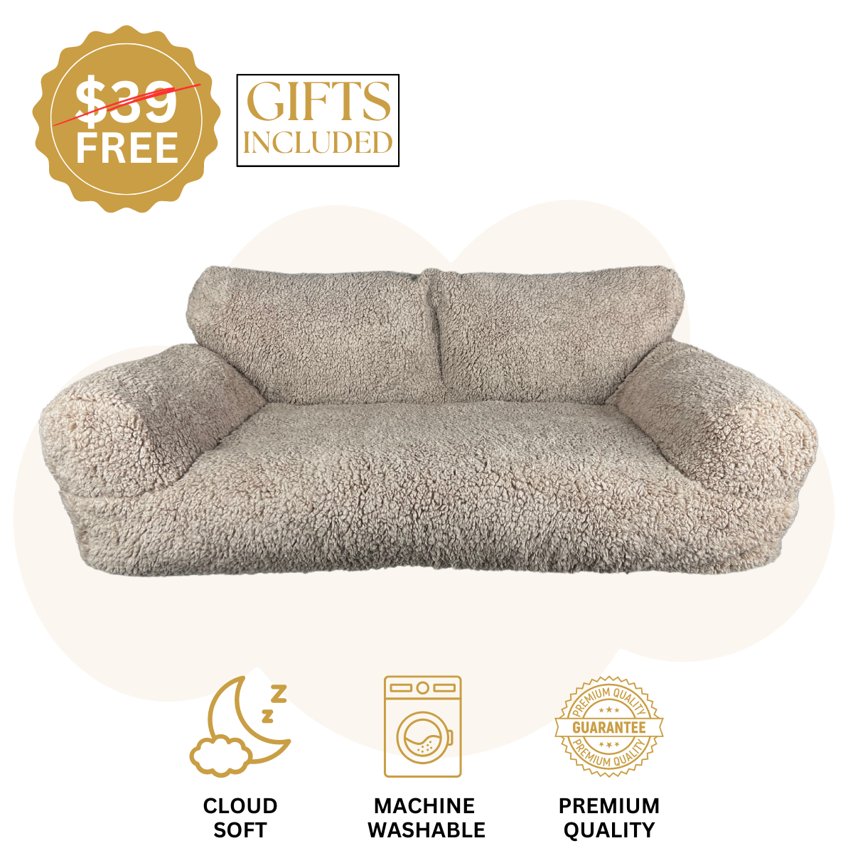 Beruhigendes Haustiersofa