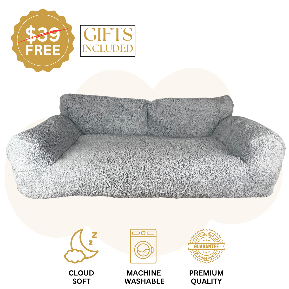 Beruhigendes Haustiersofa