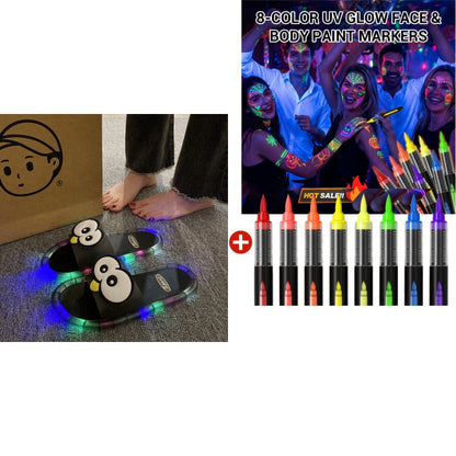 👣👣Niedliche Pantoffeln mit leuchtenden Cartoon-Motiven